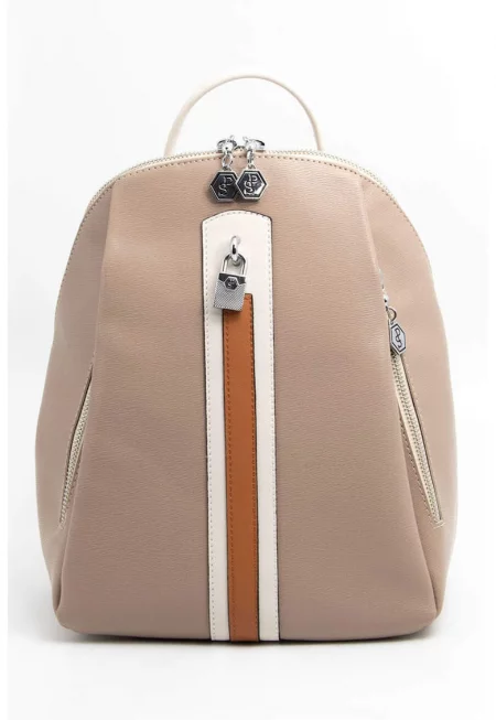 Раница от еко кожа - Камел