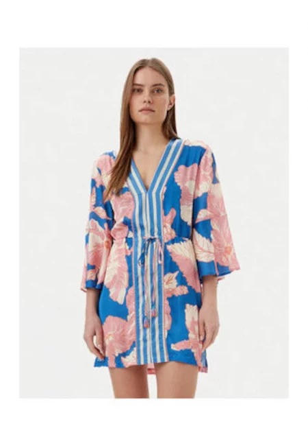 Рокля  модел PT2472CPO006 - синя - 37% полиестер - 25% вискоза - размер