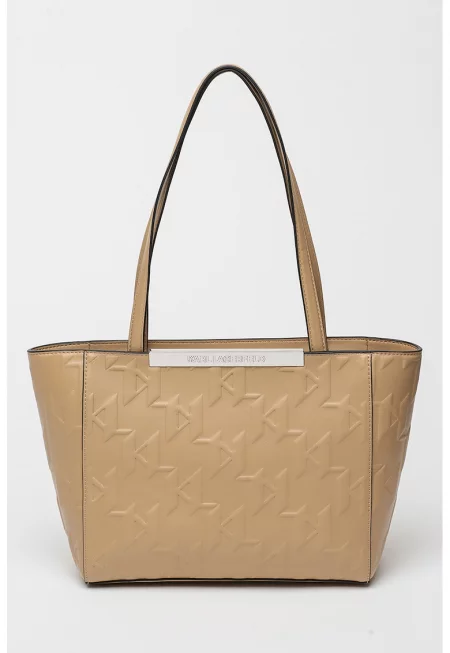 Шопинг чанта Archive Barre от еко кожа - Бежов