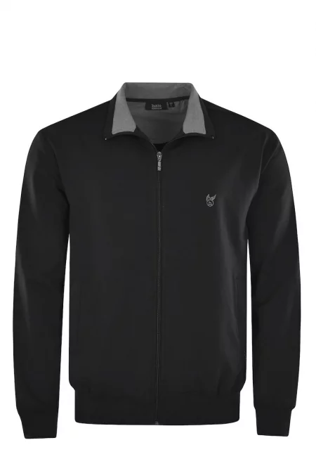 Суитшърт Klima-Komfort 12115 с цип - Черен