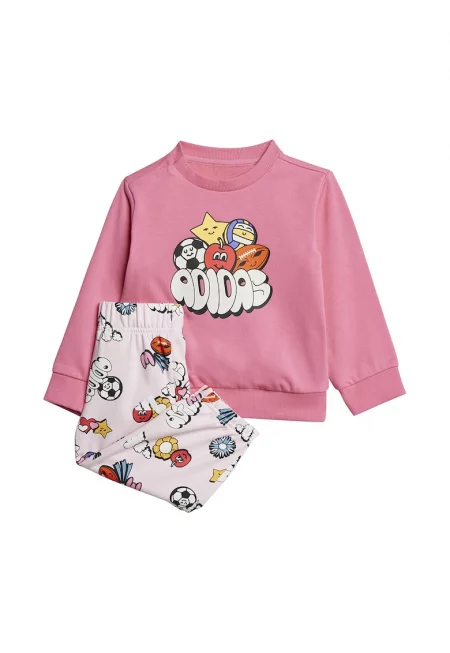 Суитшърт с принт и панталон - 2 части