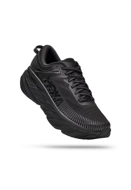 Текстилни обувки Bondi 7 за бягане - Черен