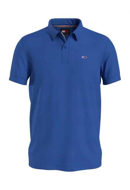 Тениска от памук с яка