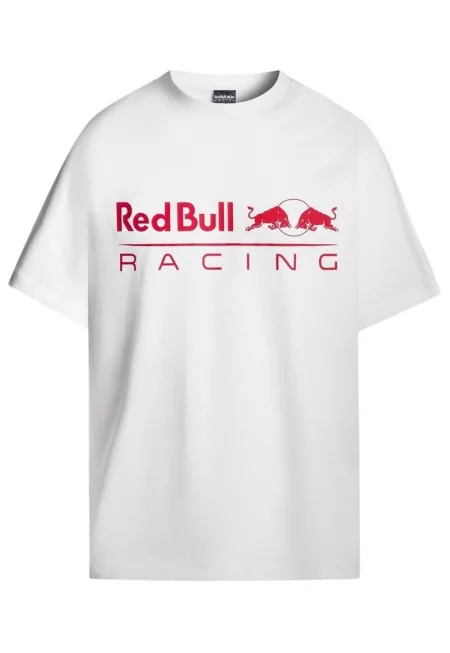 Тениска  x Red Bull Racing с лого 2025 - памук - бяла
