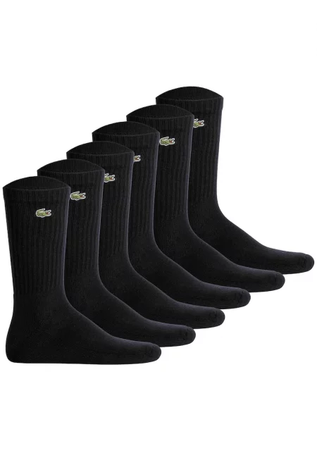 Унисекс дълги чорапи - 3 чифта - Черен