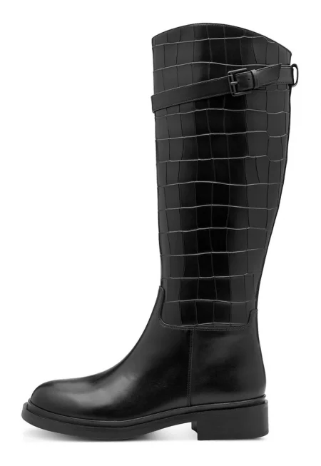 Високи кожени ботуши