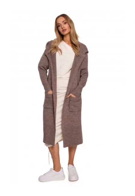 Жилетка с  джобове - Акрил - Полиамид - Бежов - Универсален размер