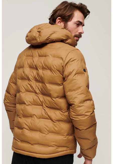 Зимно яке със скосени джобове