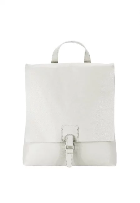 2 в 1 черна раница от естествена кожа 5974-28 M11 17711