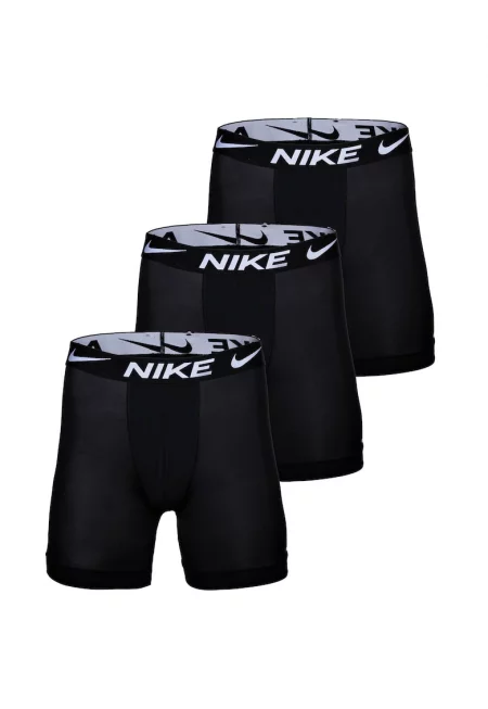 Боксерки с лого на талията - 3 чифта - Черен