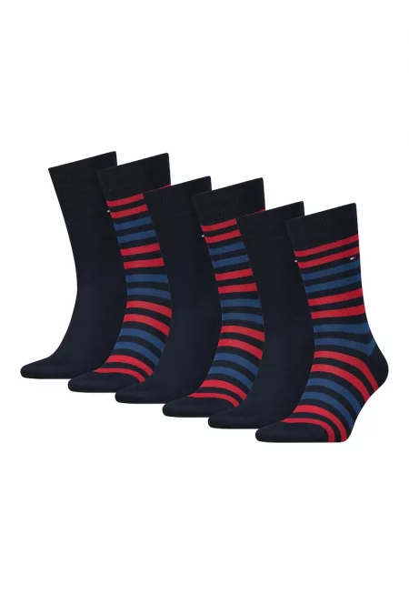 Дълги чорапи на райе - 6 чифта