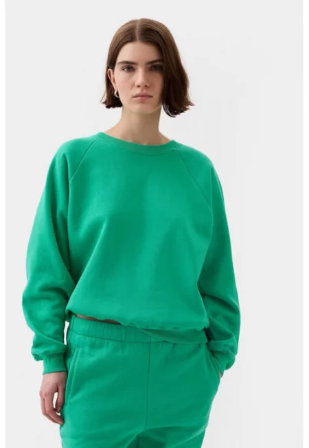 Дамска блуза -  304144462 - Памук/Полиестер - - Зелен