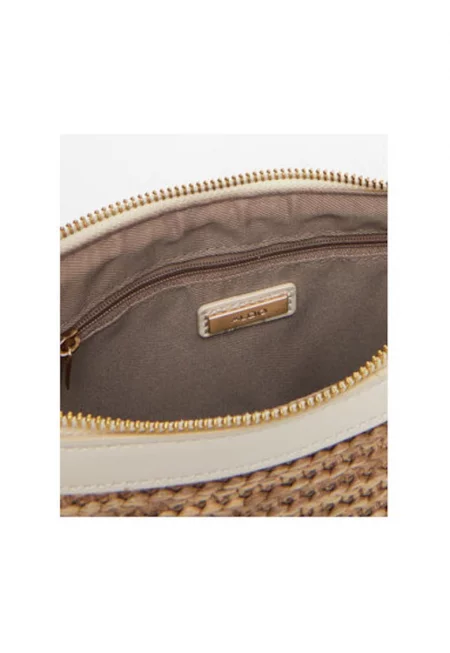 Дамска чанта  14009888 - Текстил - Бежов