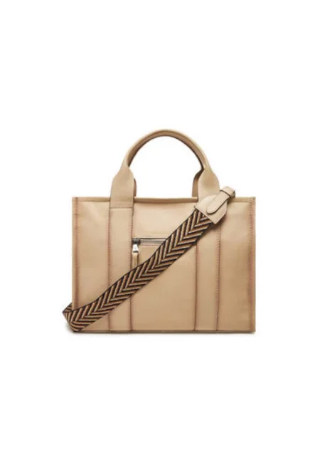 Дамска чанта  WHA-354 - Естествена кожа - Бежов