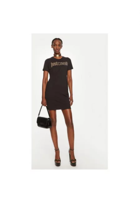 Дамска рокля -  303655310 - Памук - Черен - Черен