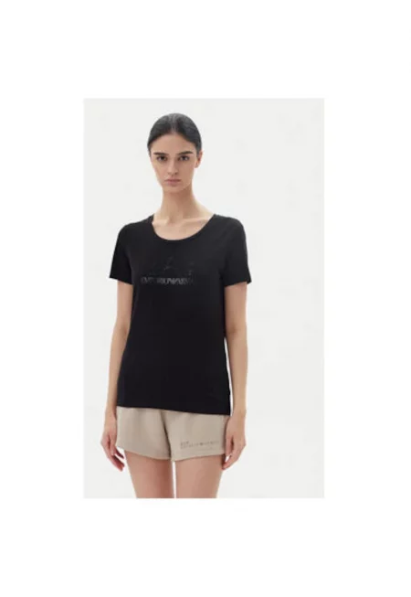 Дамска тениска  Emporio Armani - 7W000094 AF10373 - Памук - Черен