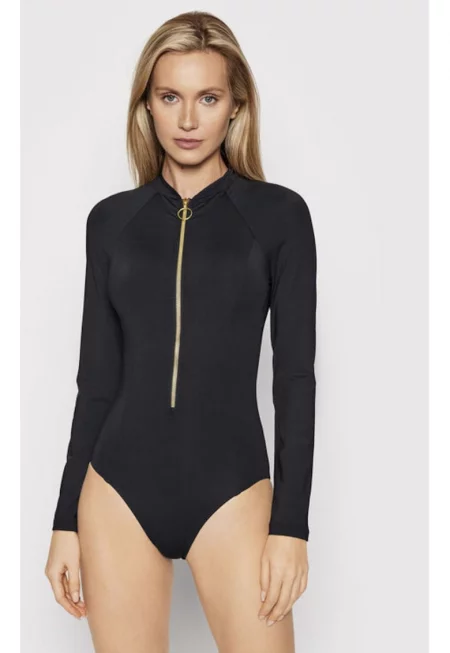 Дамски бански костюм -  209782134 - Найлон - Черен - Черен