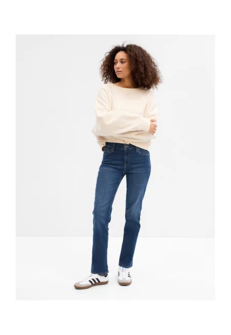 Дамски дънки -  303616038 - Памук/Полиестер - Син - Син