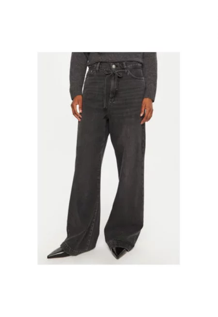 Дамски дънки -  304749995 - Памук - Черен - Черен