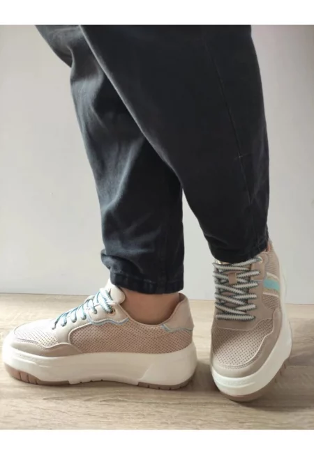 Дамски ежедневни обувки  250536-8 Бежов - Бежов