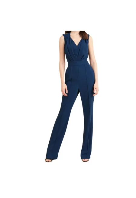 Дамски гащеризон -  Полиестер - Син -