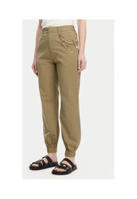 Дамски панталон  511BD25027 3387 - памук - зелен