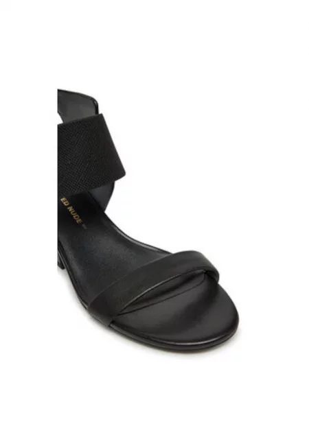 Дамски сандали - 1072756016 -  Естествена кожа - Черен