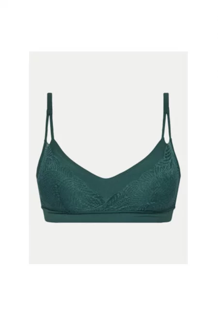 Дамски сутиен -  304177866 - Найлон/Еластан - Зелен - Зелен