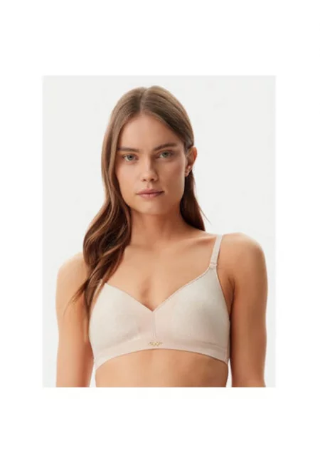 Дамски сутиен -  304889516 - Полиамид/Еластан - Бежов