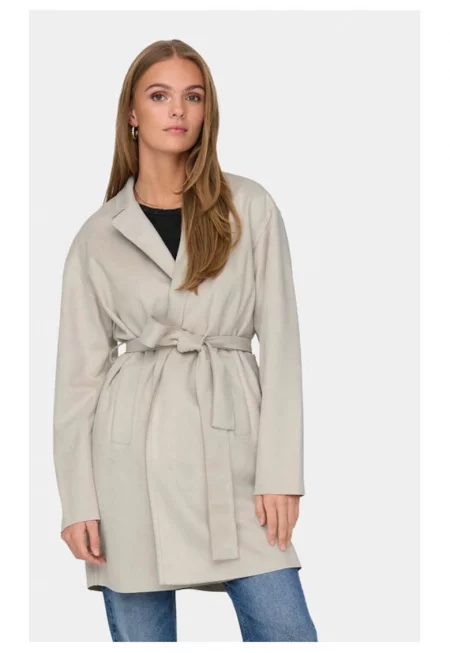 Дамско палто -  93298 - Полиестер - Сиво