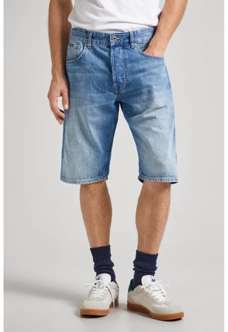 Дънкови бермуди - Светлосин