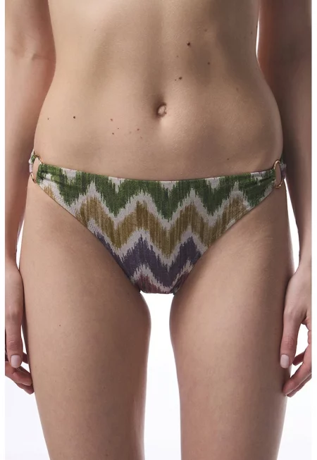 Долен бански с ниска талия и десен - Многоцветен