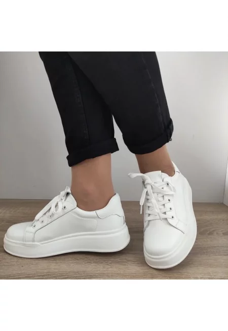 Ежедневни дамски обувки  1052 Albi - бели - Бял