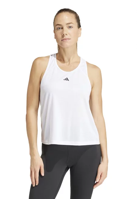 Фитнес топ с изрязан гръб