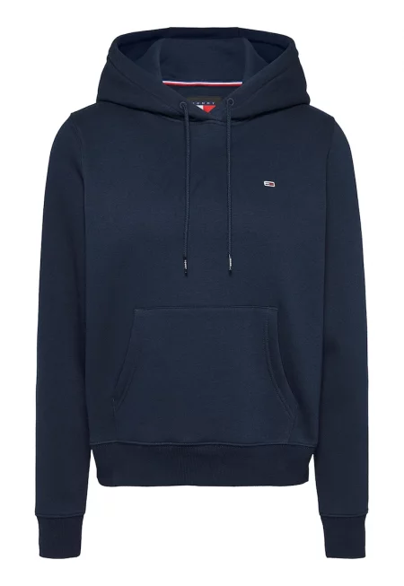 Худи с джоб кенгуру - Тъмносин