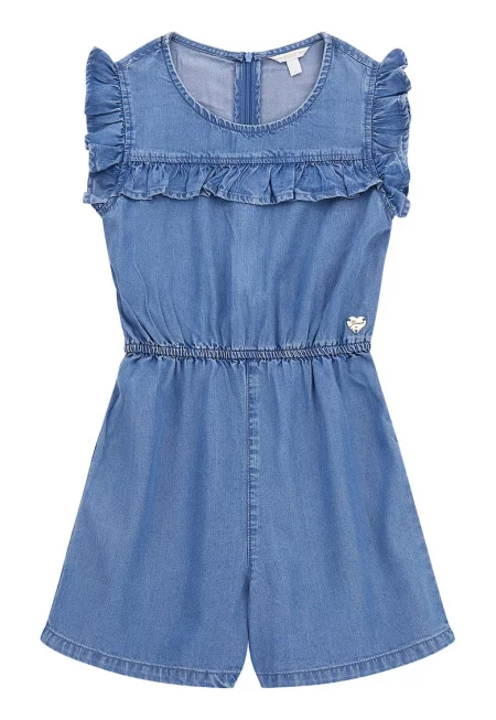 Къс гащериозн с лиосел - Прашно синьо