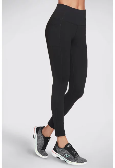 Клин Go Walk с висока талия - Черен