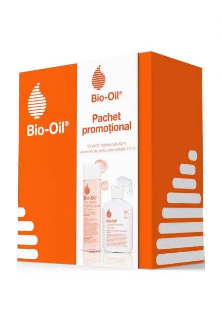 Комплект Bio-Oil: Олио за тяло и лице 200 мл + Лосион за суха кожа 175 мл