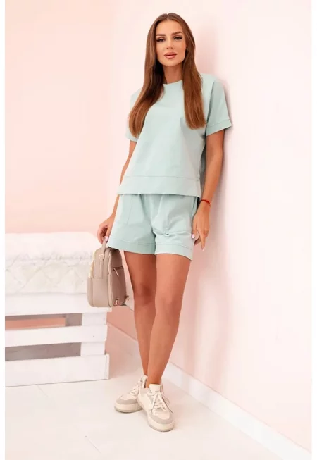 Комплект тениска и къси панталони - Един размер