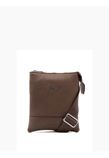 Кожена чанта през рамо Elora Lux