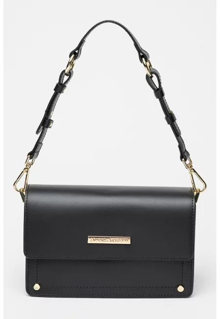 Кожена чанта с отделящи се презрамки