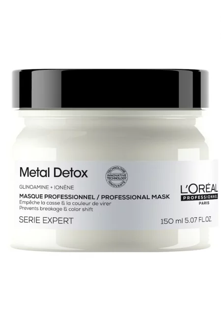 Маска за коса L'Oréal Professionnel Serie Expert Metal Detox - Professional - With metal deposit protection system - 250 мл