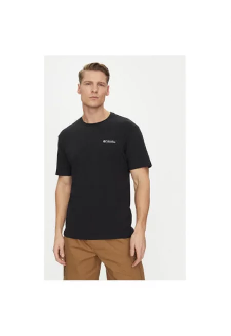 Мъжка тениска -  304693335 - Памук - Черен - Черен