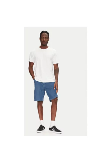 Мъжки шорти  112362493 - Дънкови - памук - син