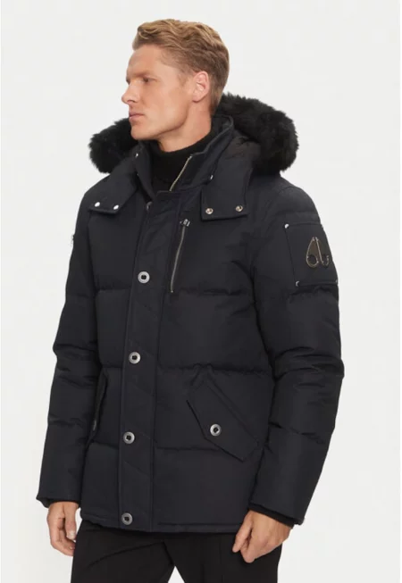 Мъжко яке -  304452901 - Найлон/Памук - Син