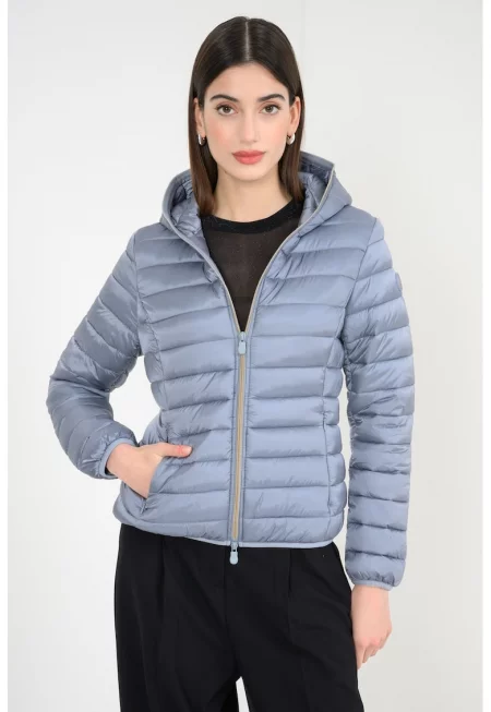 Олекотено късо зимно яке Alexis - Прашно синьо