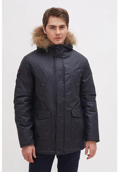 Подплатено зимно яке с джобове