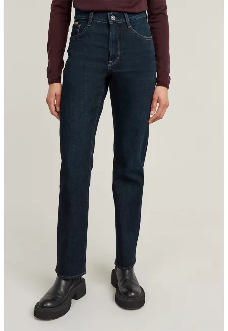 Прави дънки с органичен памук - Тъмносин