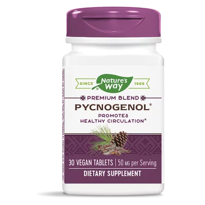 Премиум формула за добро кръвообращение - Pycnogenol® (Пикногенол), 50 mg, 30 таблетки