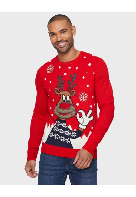Пуловер Reindeer 2759 с десен Christmas